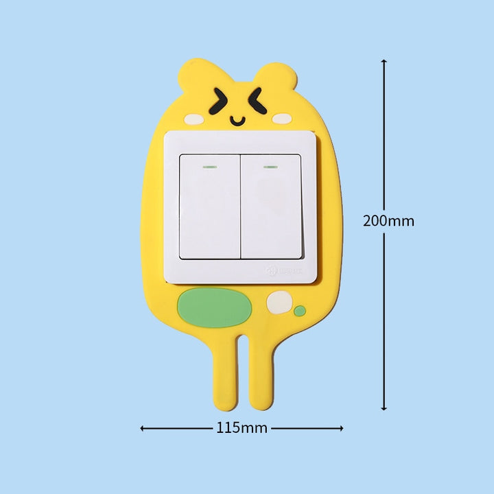 3D Luminous Cartoon Hook Outlet Sticker | Luvikno