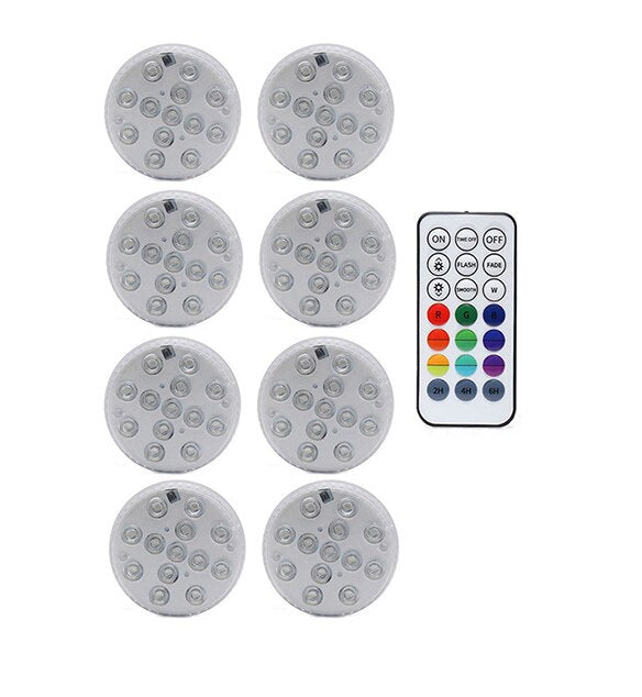 Luvikno | Multi-Farge LED Lys Vanntett ™ (Inkluderer GRATIS fjernkontroll)