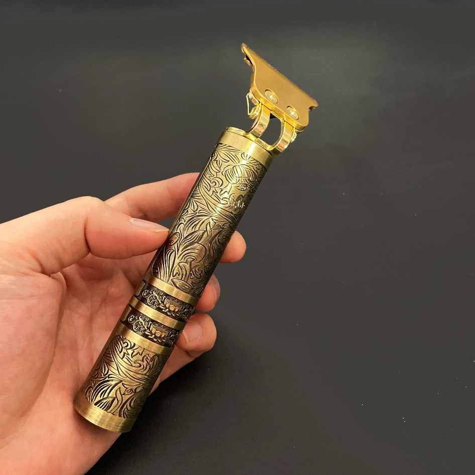 Vintage Oppladbar Skjeggtrimmer med Vedlegg Luvikno