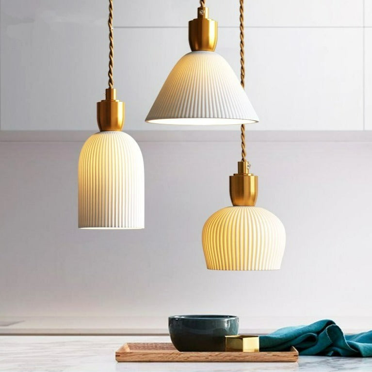 Moderne nordiske keramiske pendellamper | Luvikno