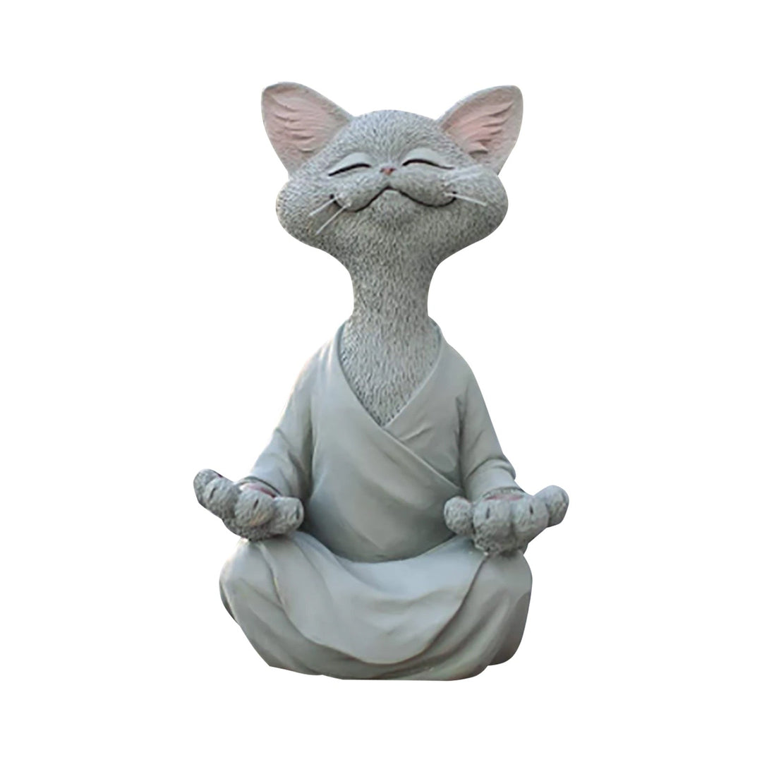 Whimsical Buddha Cat Figur Figur | Luvikno