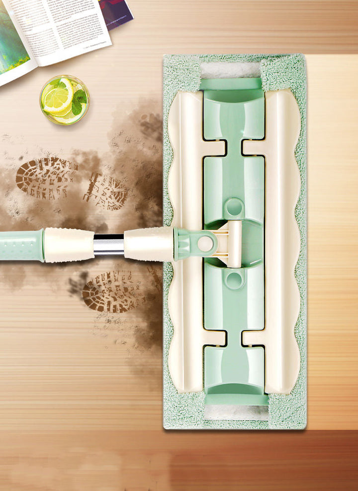 360 Grad Teleskopisk Stor Flat Mop | Luvikno
