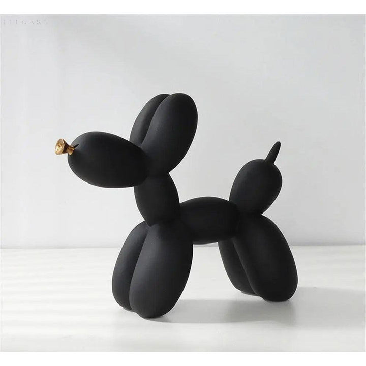 Haku - Ballonghund figur med gyllenese | Luvikno