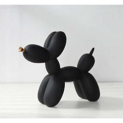 Haku - Ballonghund figur med gyllenese | Luvikno