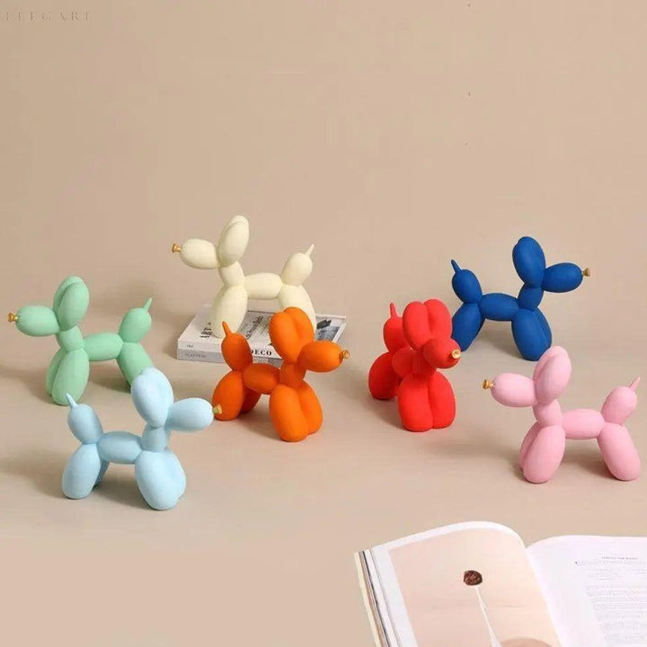 Haku - Ballonghund figur med gyllenese | Luvikno