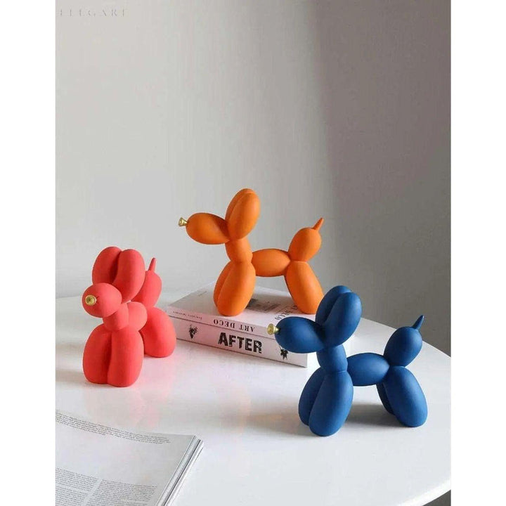 Haku - Ballonghund figur med gyllenese | Luvikno