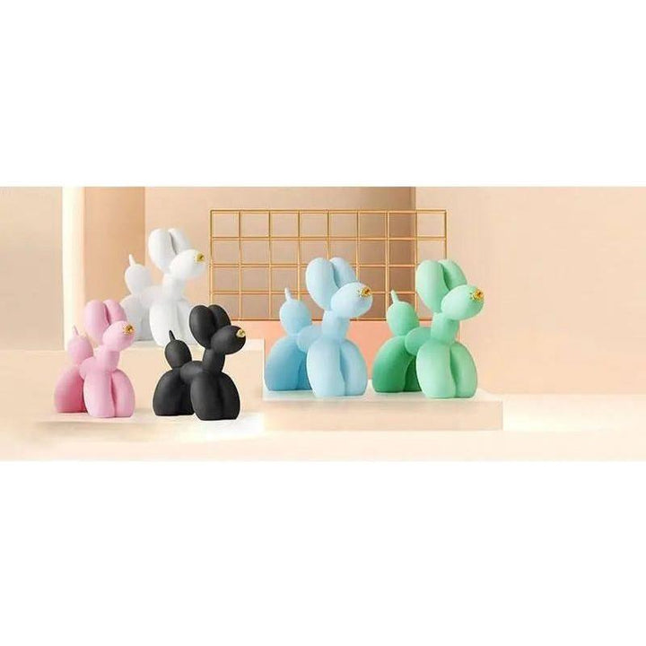Haku - Ballonghund figur med gyllenese | Luvikno