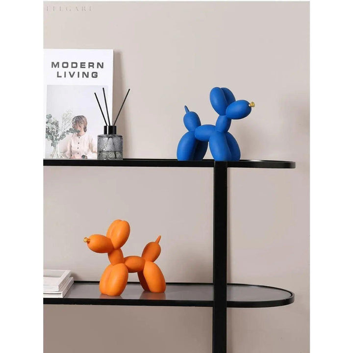 Haku - Ballonghund figur med gyllenese | Luvikno