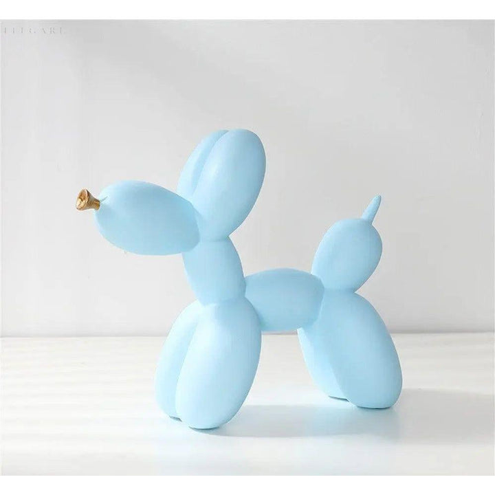 Haku - Ballonghund figur med gyllenese | Luvikno