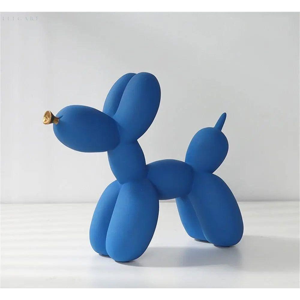 Haku - Ballonghund figur med gyllenese | Luvikno