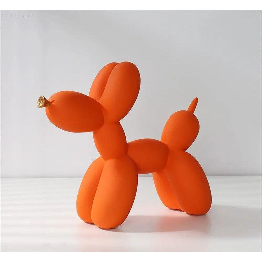 Haku - Ballonghund figur med gyllenese | Luvikno