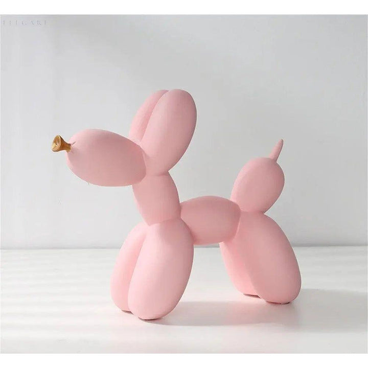 Haku - Ballonghund figur med gyllenese | Luvikno