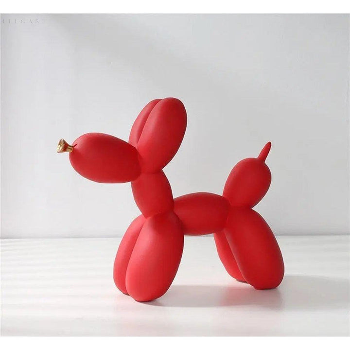 Haku - Ballonghund figur med gyllenese | Luvikno
