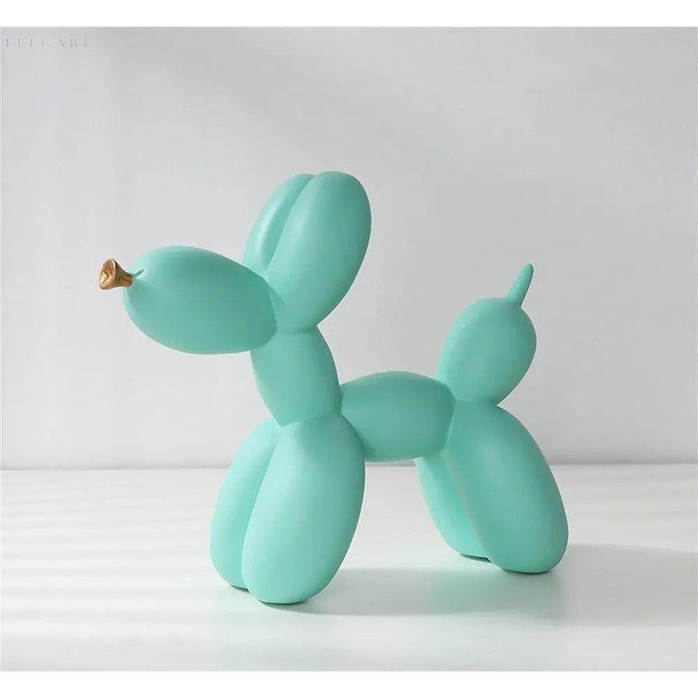 Haku - Ballonghund figur med gyllenese | Luvikno
