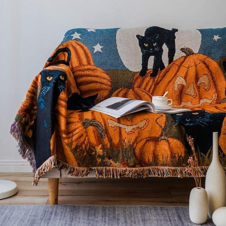 Halloween Katt Kastepledd Luvikno
