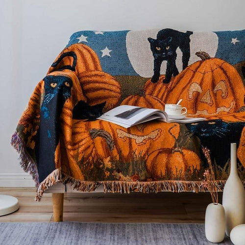 Halloween Katt Kastepledd Luvikno