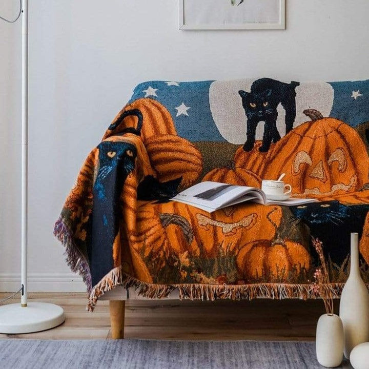 Halloween Katt Kastepledd Luvikno