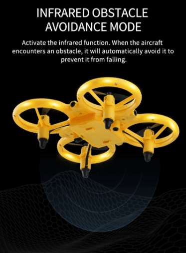 Drone-Hånd-Quadcopter (med LED-lys og kul loop-funksjon) | Luvikno