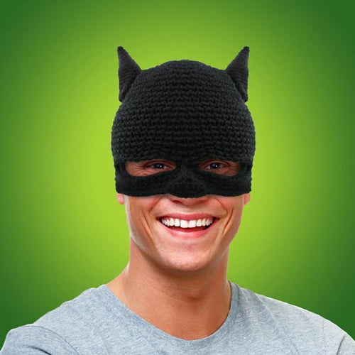 Håndlaget Flaggermusmaske Lue | Luvikno