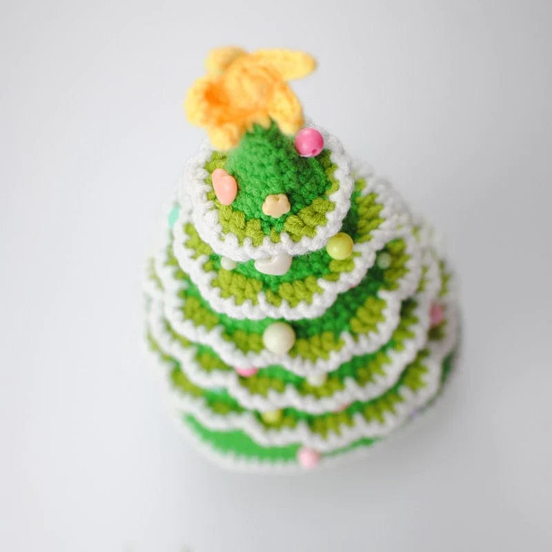 Håndlaget heklet juletre | Luvikno