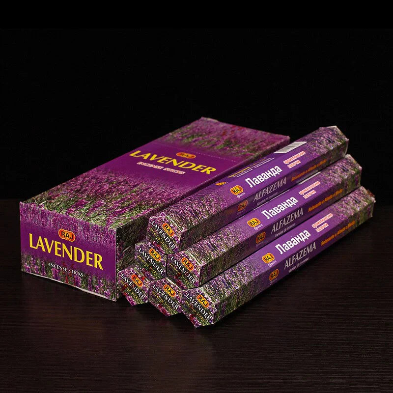 Håndlagde lavendel røkelsespinner Luvikno
