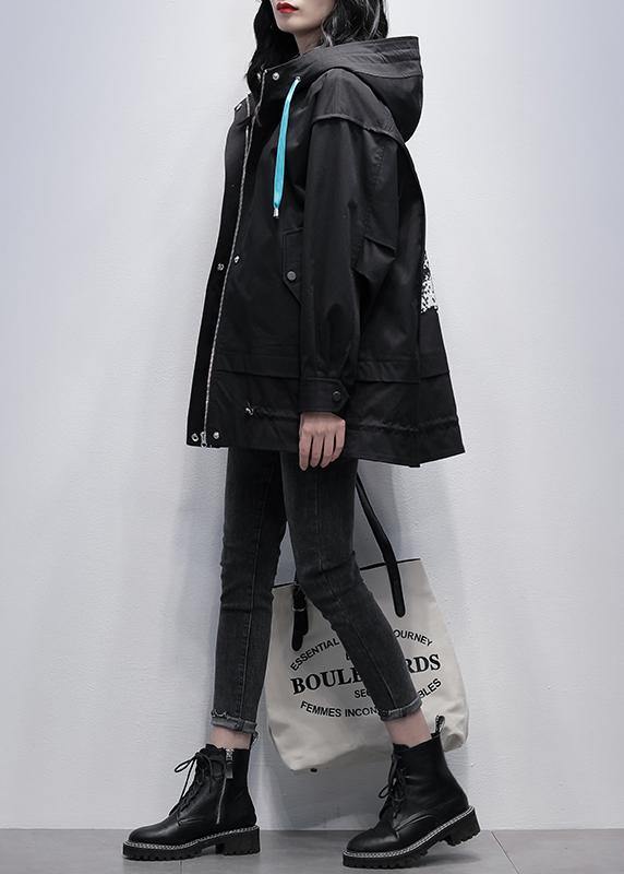 Luvik | mustat tunikat naisille suunniteltu hupparit