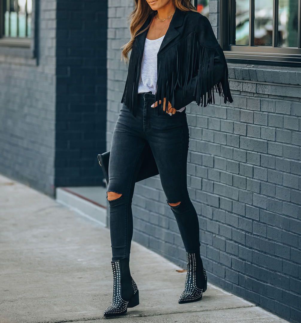 Luvik | Cool Musta Nahkatakki