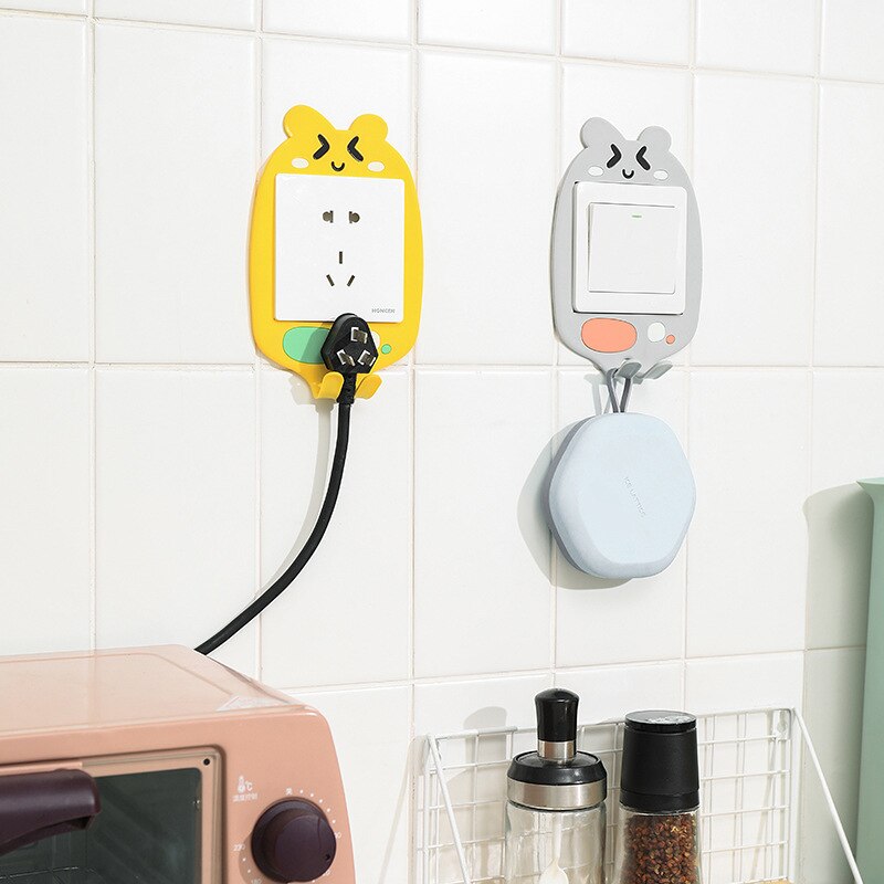 3D Luminous Cartoon Hook Outlet Sticker | Luvikno