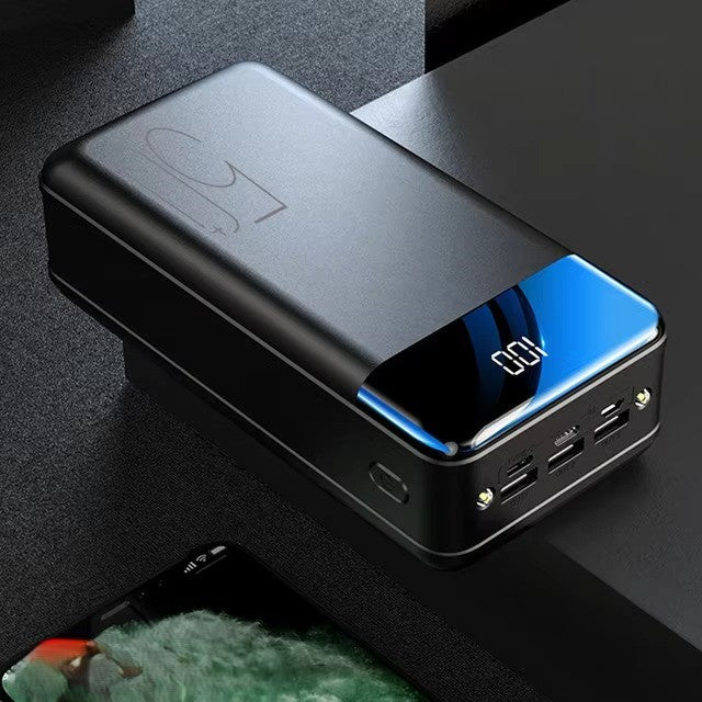 Luvikno | 50,000mAh Ultra-Høy Kapasitet Power Bank – Super Rask Lading for Telefoner, Nettbrett & Laptoper
