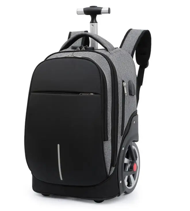 Hjulbar Multi-Purpose Mobil Rullende Reise Ryggsekk | Luvikno