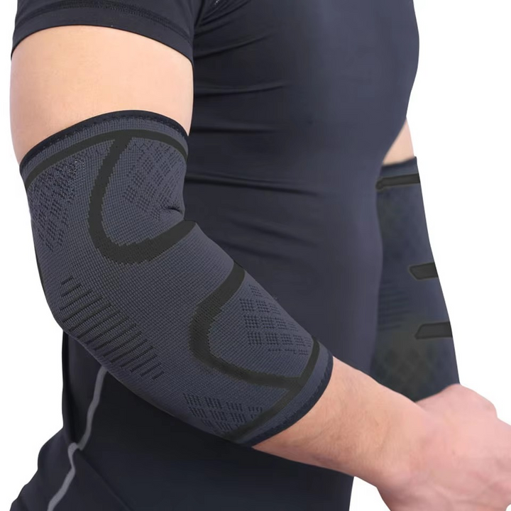 Justerbar elastisk albue støtte sleeve for sport og fitness Luvikno
