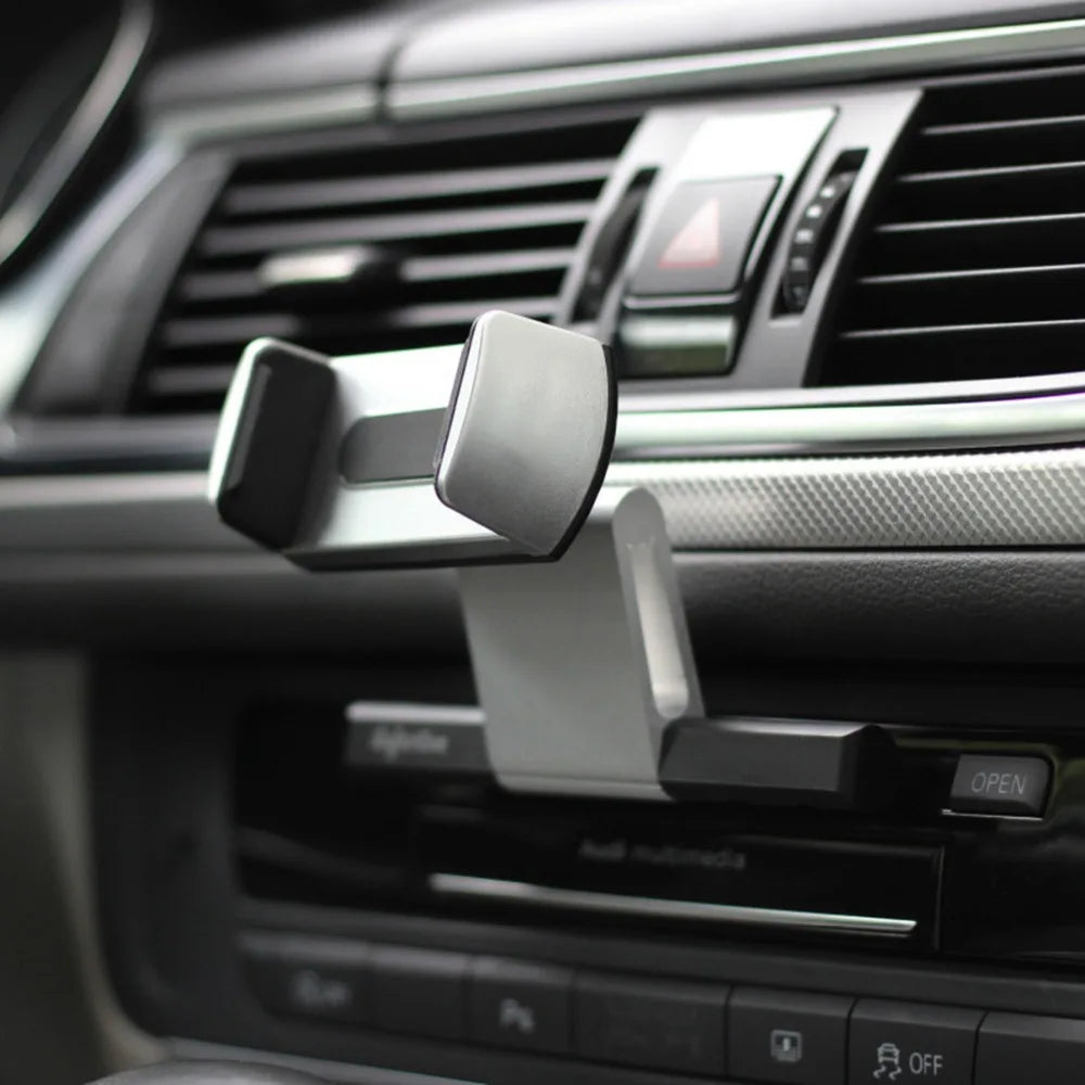 Luvikno | DriveFlexx Handy Mount Bil CD-spor | 360° roterbar | Stabil & Universell | Fleksibel Lazy Arm