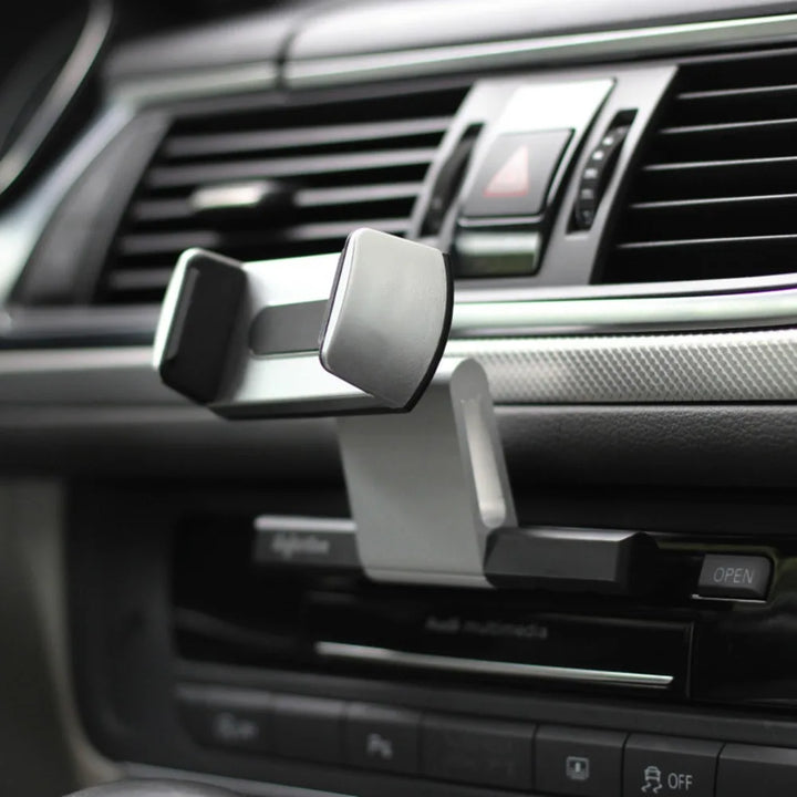 Luvikno | DriveFlexx Handy Mount Bil CD-spor | 360° roterbar | Stabil & Universell | Fleksibel Lazy Arm