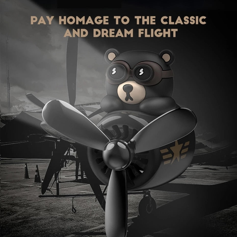 Car Freshener Bear Pilot | Luvikno