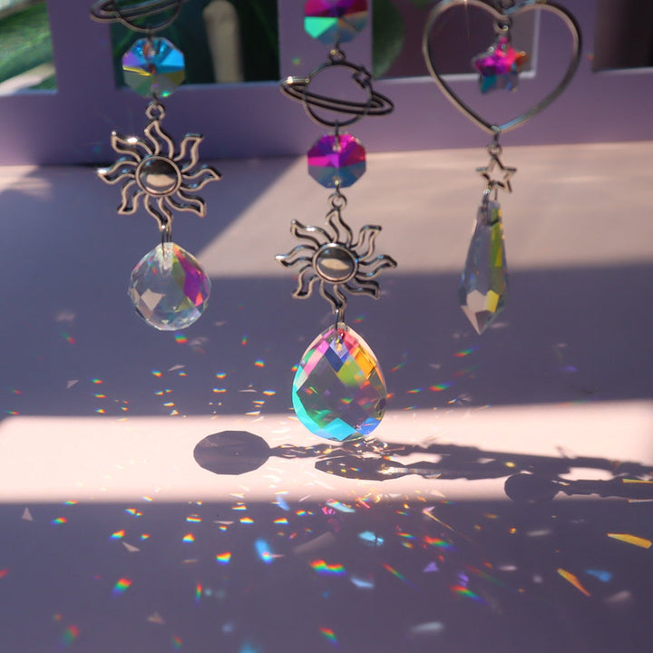 Dream Combo Symphony Crystal Vindklokke Måne Solfanger | Luvikno