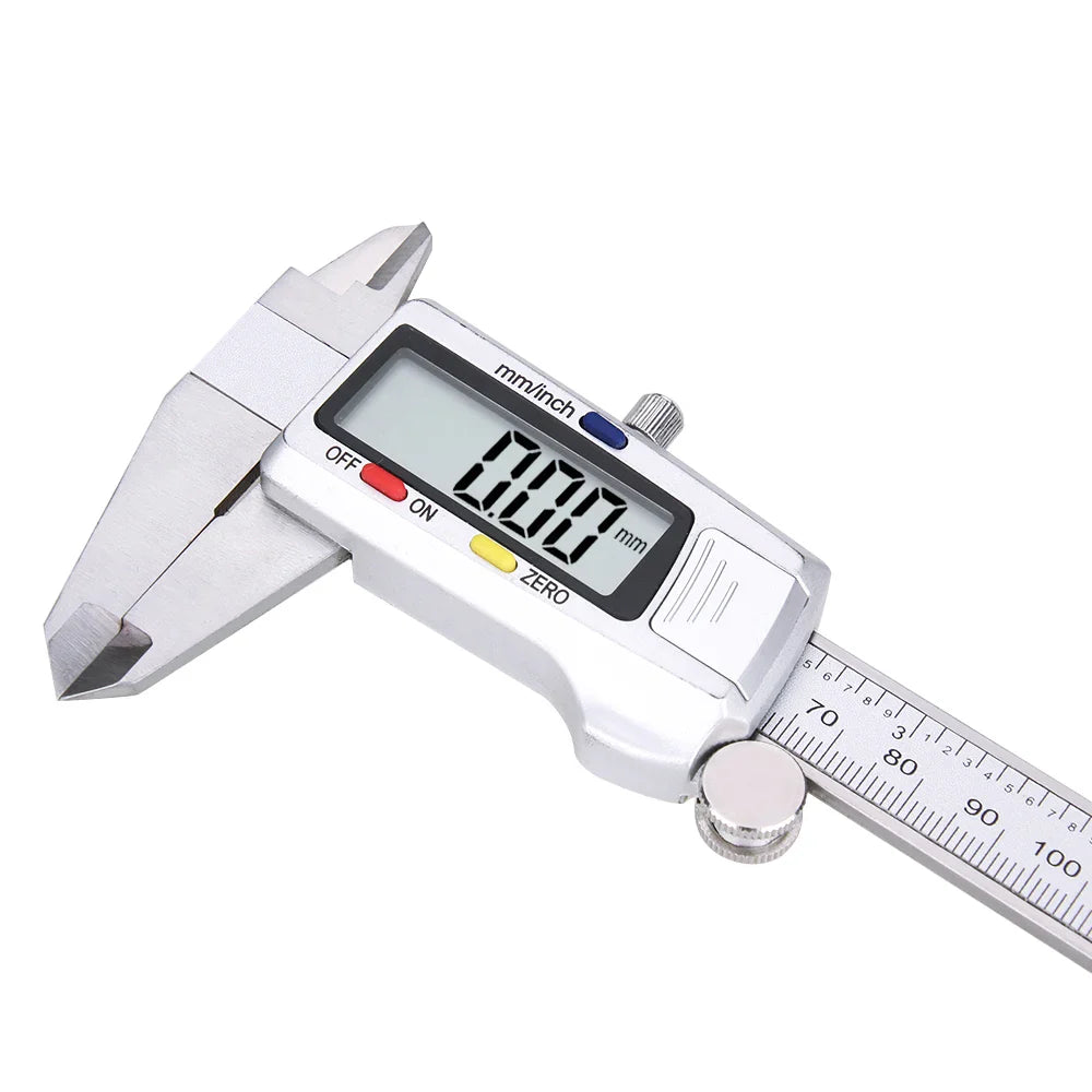 Luvikno | Precivio Digital Caliper laget av Rustfritt Stål | 15 cm Måleområde | Presisjonsmåleenhet med LCD-skjerm | ±0,03 mm Nøyaktighet