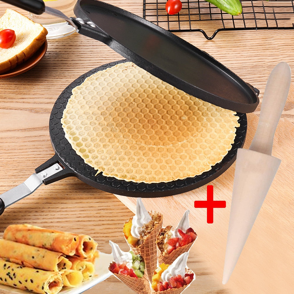 WaffleMaster Panne – Praktisk Vaffel- og Omelettmaker Luvikno