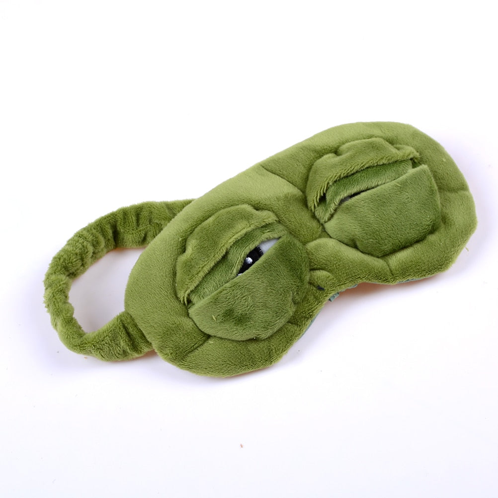 3D Sleepy Frog Søvnmaske | Luvikno