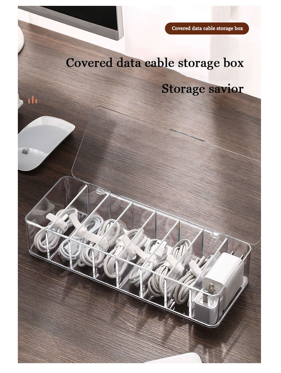 Transparent Kabel Organizer Boks | Luvikno