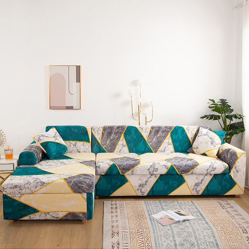 Moderne Antiskli Fargerik Elastisk Sofatrekk | Luvikno