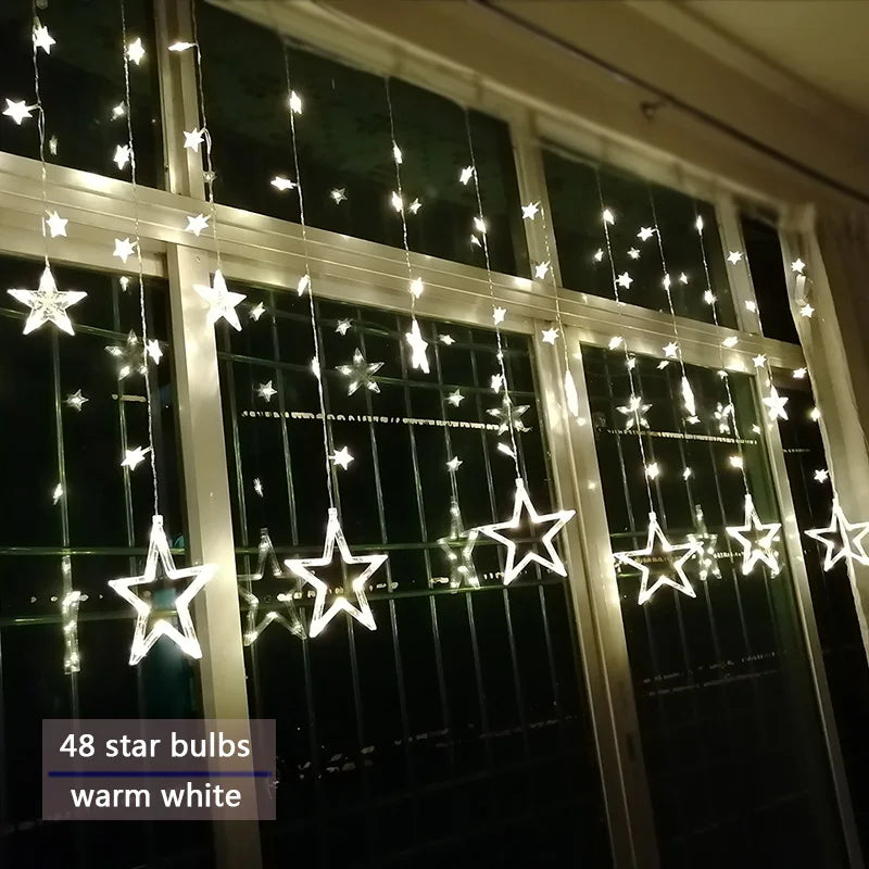 LED Star Garland - StarryGlow | Luvikno