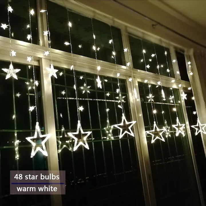 LED Star Garland - StarryGlow | Luvikno