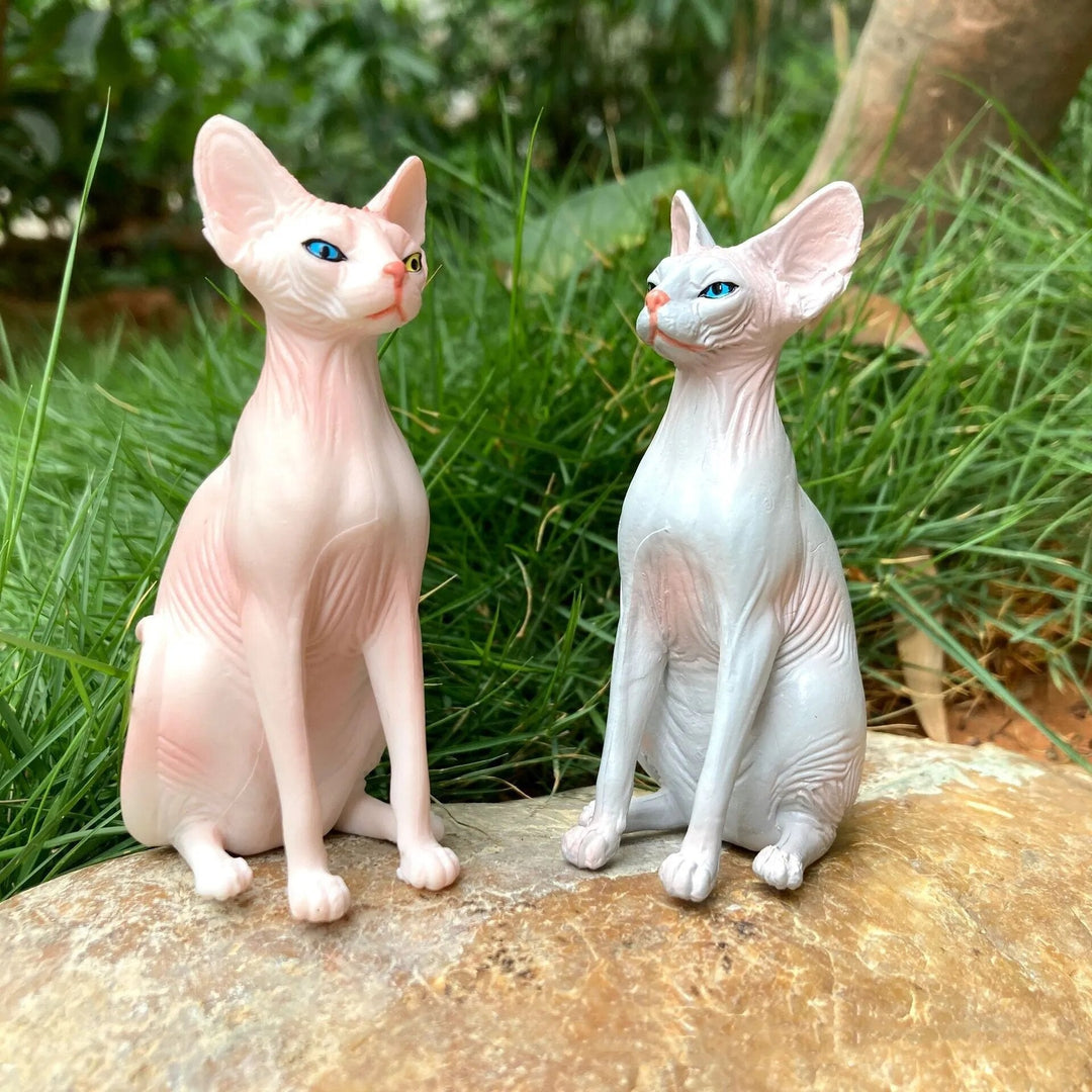 Moderne Whisper Sphynx Katt Bord Dekor | Luvikno