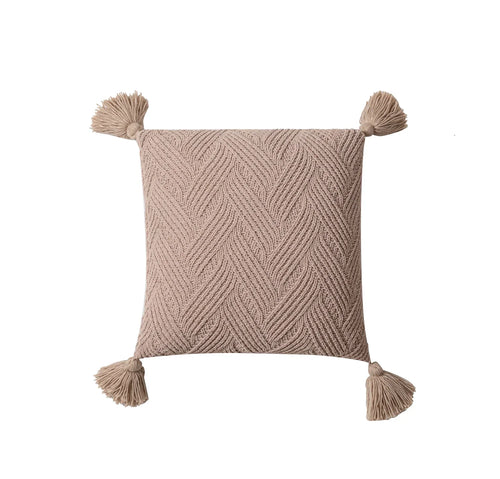 Luvikno | Chic Chenille Putetrekk med Nordiske Pom Poms - Luksus Komfort