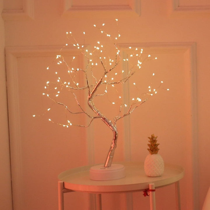 Luvikno | BrightTree Bordlampe - Elegant Bonsai Bordlampe for Koselige Rom og Barn