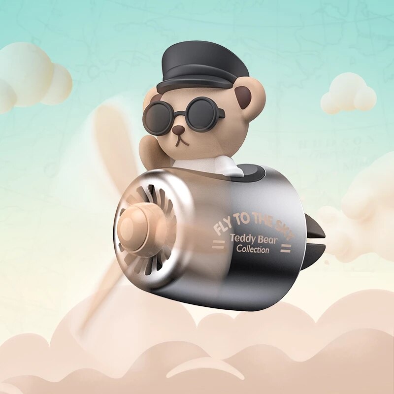 Car Freshener Bear Pilot | Luvikno