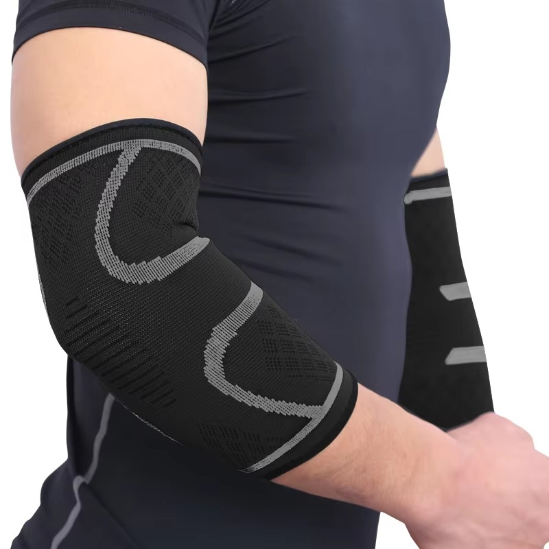 Justerbar elastisk albue støtte sleeve for sport og fitness Luvikno