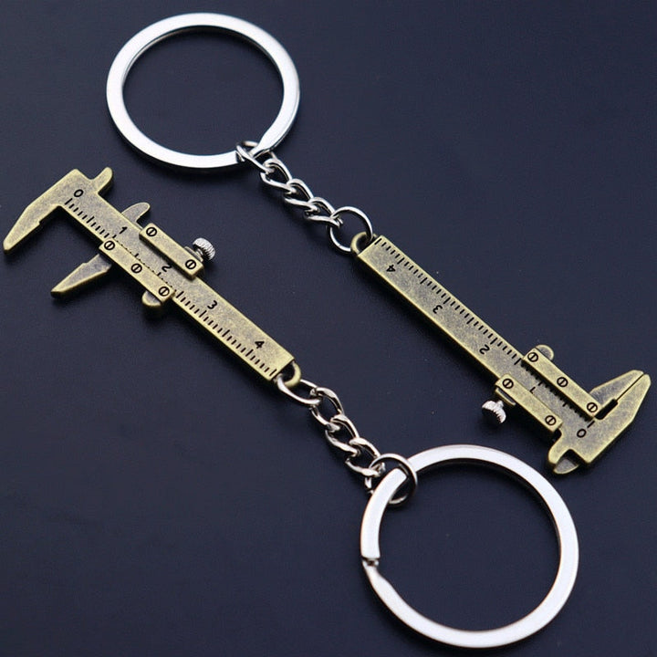 Mini Caliper Ruler Keychain | Luvikno