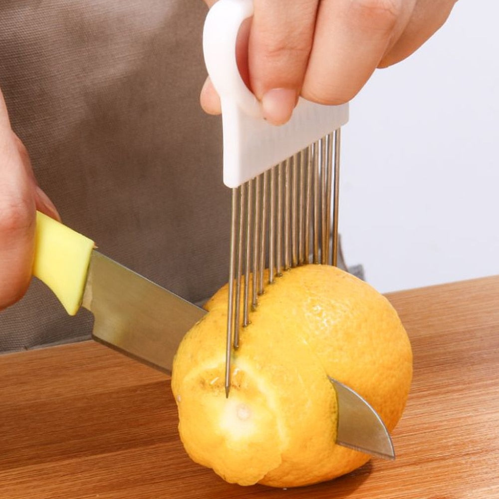 OnionMaster Cutter - Håndholdt Skiver for Kjøkken Luvikno