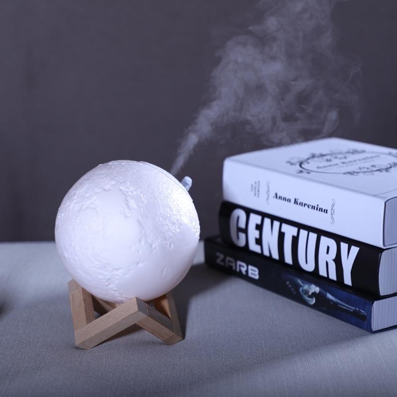 MoonBreeze Purifier - Månelampe og Luftfukter Luvikno